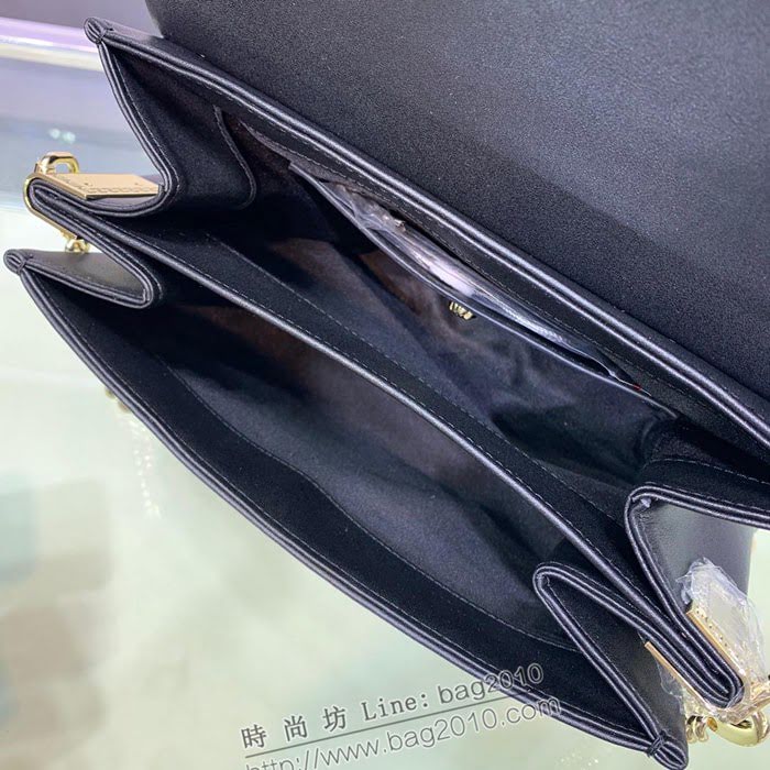 VERSACE女包 範思哲專櫃新款斜挎包 美杜莎頭像 平紋牛皮 女款鏈條挎包 320555  bfd1010